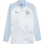 Nová kolekce: Pánská  Trička s dlouhým rukávem Puma Match v modré barvě ve velikosti L s dlouhým rukávem s motivem Manchester City ve slevě 