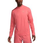 Pánská  Trička s kulatým výstřihem Nike v růžové barvě ve velikosti L s dlouhým rukávem s kulatým výstřihem ve slevě 