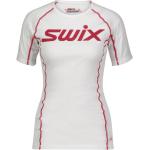 Dámská  Funkční trička Swix v bílé barvě z polyesteru ve velikosti XS s krátkým rukávem 
