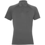 Pánské Sportovní polokošile Asics v šedé barvě z polyesteru ve velikosti M 