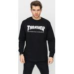 Pánská  Skate trička Thrasher v černé barvě v skater stylu ve velikosti L ve slevě 