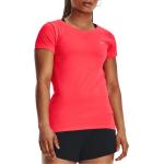 Pánská  Fitness trička Under Armour HeatGear v červené barvě ve velikosti XS s krátkým rukávem ve slevě 
