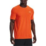 Pánská  Fitness trička Under Armour Surge v oranžové barvě ze síťoviny ve velikosti L s krátkým rukávem ve slevě 