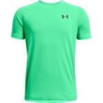 Dětská trička s krátkým rukávem Under Armour Tech v zelené barvě 