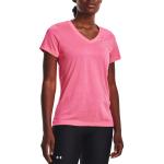 Dámská  Funkční trička Under Armour Tech v růžové barvě ve velikosti S s krátkým rukávem ve slevě 
