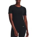 Dámská  Fitness trička Under Armour Rush v černé barvě ve velikosti L s krátkým rukávem ve slevě 