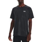 Pánská  Fitness trička Under Armour Streaker v černé barvě ve velikosti L s krátkým rukávem ve slevě 