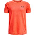Dětská trička s krátkým rukávem Under Armour Tech v oranžové barvě ve velikosti 2 