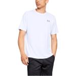 Pánská  Fitness trička Under Armour Tech v bílé barvě ve velikosti 4 XL s krátkým rukávem plus size 