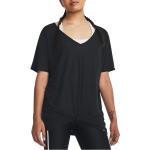 Dámská  Fitness trička Under Armour v černé barvě z polyesteru ve velikosti L  strečová  ve slevě 