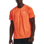 Pánská  Fitness trička Under Armour Streaker v oranžové barvě ve velikosti M s krátkým rukávem ve slevě 