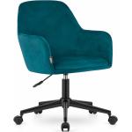 Kancelářské židle v tyrkysové barvě z plastu 