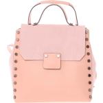 Unikátní růžový dámský kožený batoh/kabelka - ItalY Nicoletta růžová