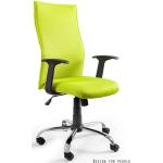 Kancelářské židle UNIQUE v šedé barvě z plastu 