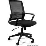 Kancelářské židle UNIQUE v černé barvě v minimalistickém stylu z plastu 