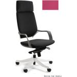 Kancelářské židle UNIQUE v růžové barvě v moderním stylu z plastu 