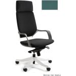 Kancelářské židle UNIQUE v tyrkysové barvě v moderním stylu z plastu 