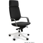 Kancelářské židle UNIQUE v černé barvě v moderním stylu z plastu čalouněné 
