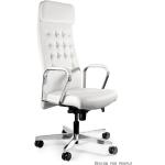 Kancelářské židle UNIQUE v šedé barvě z polyuretanu čalouněné 