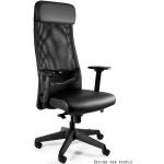 Kancelářské židle UNIQUE v černé barvě z polyuretanu 