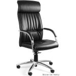 Kancelářské židle UNIQUE v černé barvě z polyuretanu čalouněné 