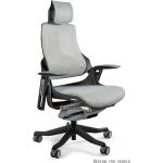 Kancelářské židle UNIQUE v černé barvě čalouněné 