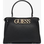 Dámské Luxusní kabelky Guess v šedé barvě z polyuretanu ve slevě 
