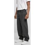 Pánské Straight Fit džíny Urban Classics v černé barvě v retro stylu z džínoviny ve velikosti 9 XL 