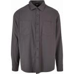Flanelové košile Urban Classics v šedé barvě ve velikosti 3 XL plus size 