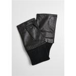 Kožené rukavice Urban Classics v černé barvě z koženky ve velikosti L na zimu 
