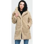 Dámské Zimní kabáty Urban Classics v béžové barvě ve velikosti Oversize 