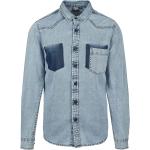 Urban Classics Pánská riflová košile Knight modrá S