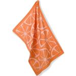 Utěrky Kela v oranžové barvě z bavlny 