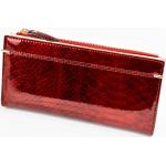 Větší šikovná dámská peněženka Milan, lesklá červená