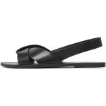 Dámské Kožené sandály Vagabond v černé barvě z kůže ve velikosti 38 na léto 