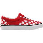 Pánské Skate boty Vans Checkerboard v červené barvě v skater stylu ve slevě 