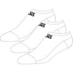 Kotníkové ponožky Vans Classic Kick v bílé barvě v skater stylu 3 ks v balení 