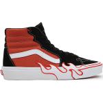 Pánské Skate boty Vans SK8-Hi v červené barvě v skater stylu z plátěného materiálu ve slevě 