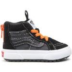 Chlapecké Skate boty Vans SK8-Hi MTE v černé barvě v skater stylu z kůže ve velikosti 25 na zip ve slevě 