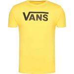 Pánská  Skate trička Vans v žluté barvě v skater stylu ve velikosti S ve slevě 