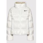 Dámské Zimní bundy Nike Sportswear v bílé barvě ze syntetiky ve slevě 