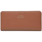 Dámské Luxusní peněženky Tommy Hilfiger v hnědé barvě ve slevě 