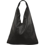 Elegantní kabelky v černé barvě v elegantním stylu z kůže 