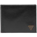 Pánské Luxusní peněženky Guess v černé barvě z kůže ve slevě 