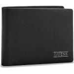 Pánské Luxusní peněženky Guess v černé barvě z kůže ve slevě 