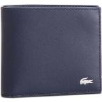 Pánské Kožené peněženky Lacoste v modré barvě z kůže ve slevě 