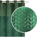 Závěsy Edoti v zelené barvě z polyesteru ve slevě 