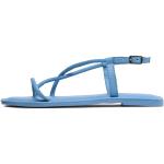 Dámské Kožené sandály VERO MODA v modré barvě z kůže ve velikosti 40 ve slevě na léto 