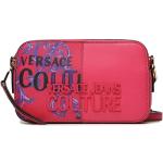 Dámské Messenger tašky přes rameno Versace Jeans v růžové barvě z koženky ve slevě 