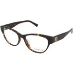 Dámské Designer Cat Eye sluneční brýle Versace v hnědé barvě v elegantním stylu 